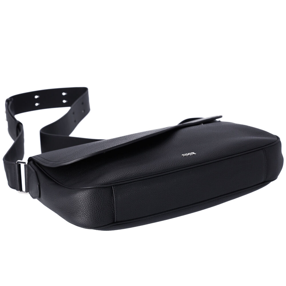 Christian Dior Saddle Messenger Bag Shoulder Bag 1ADME130YMJ Black Leather - Picture 6 of 9